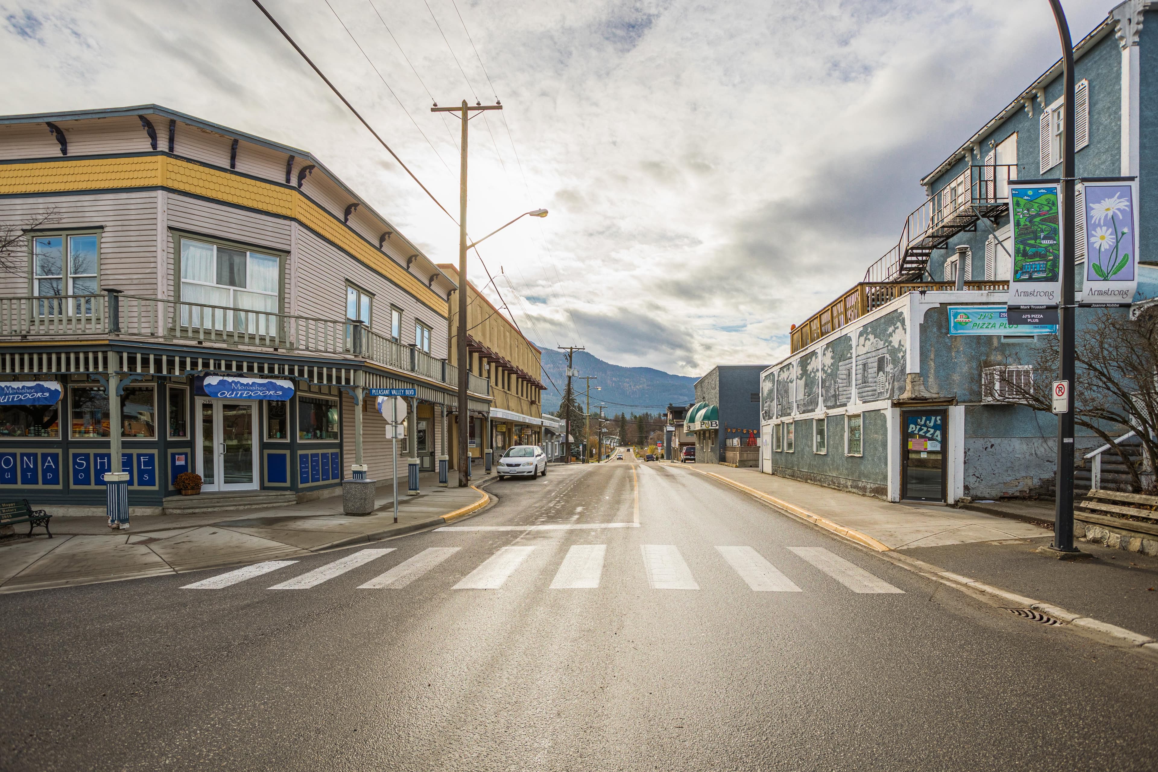 Downtown Armstrong, BC
